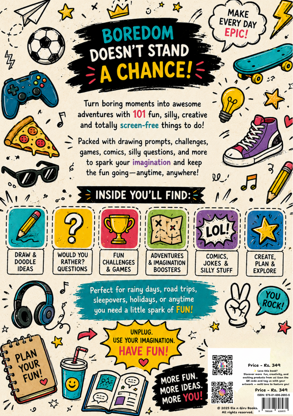 101 Things to Do When Bored – Fun Activities for Kids Ages 8–12