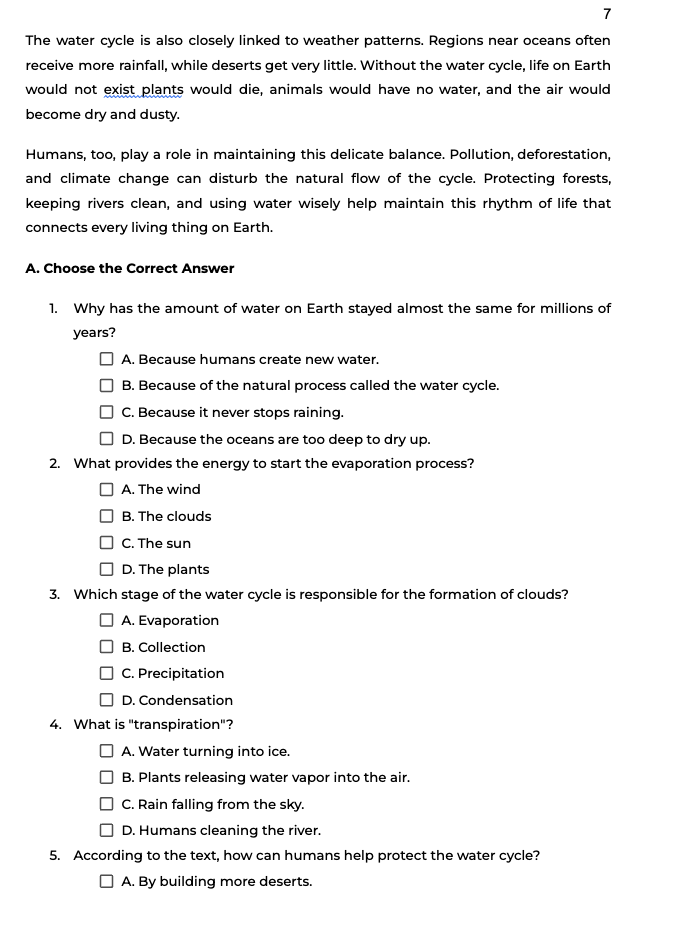 Discover – Comprehension Challenges for Grade 5/6