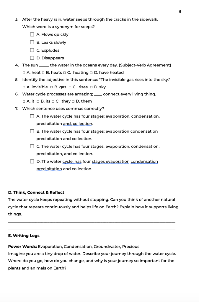 Discover – Comprehension Challenges for Grade 5/6