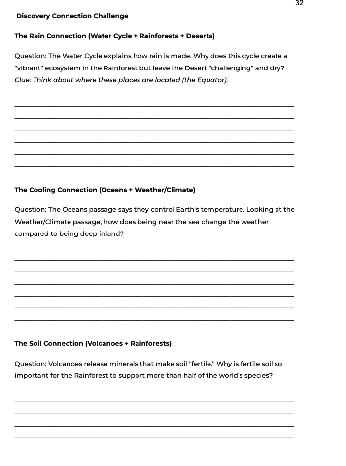 Discover – Comprehension Challenges for Grade 5/6