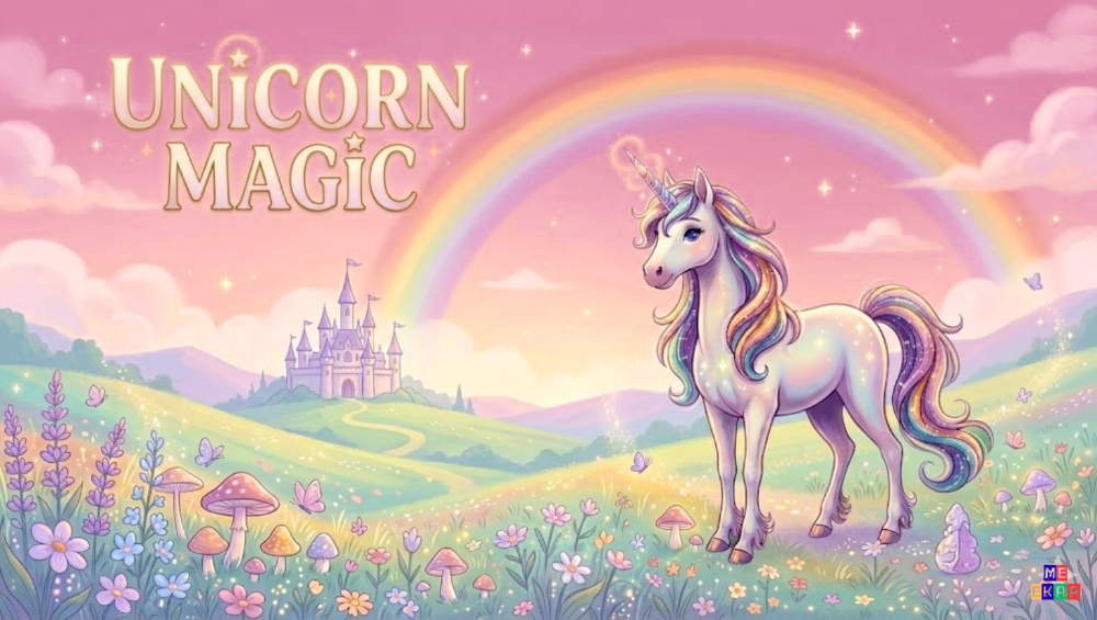 Unicorn Magic - A Unicorn Coloring Adventure